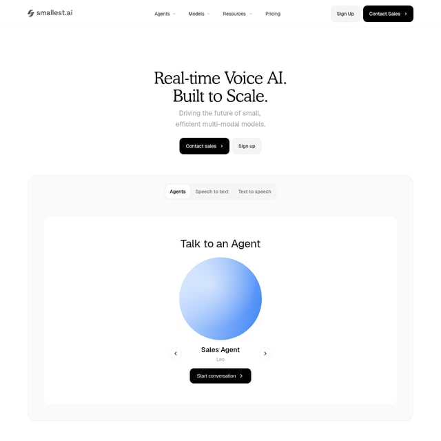 Smallest AI
